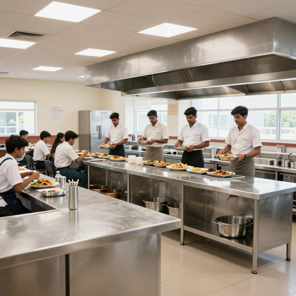 Nancy Equipments Industrial Canteens industrial kitchen setup
