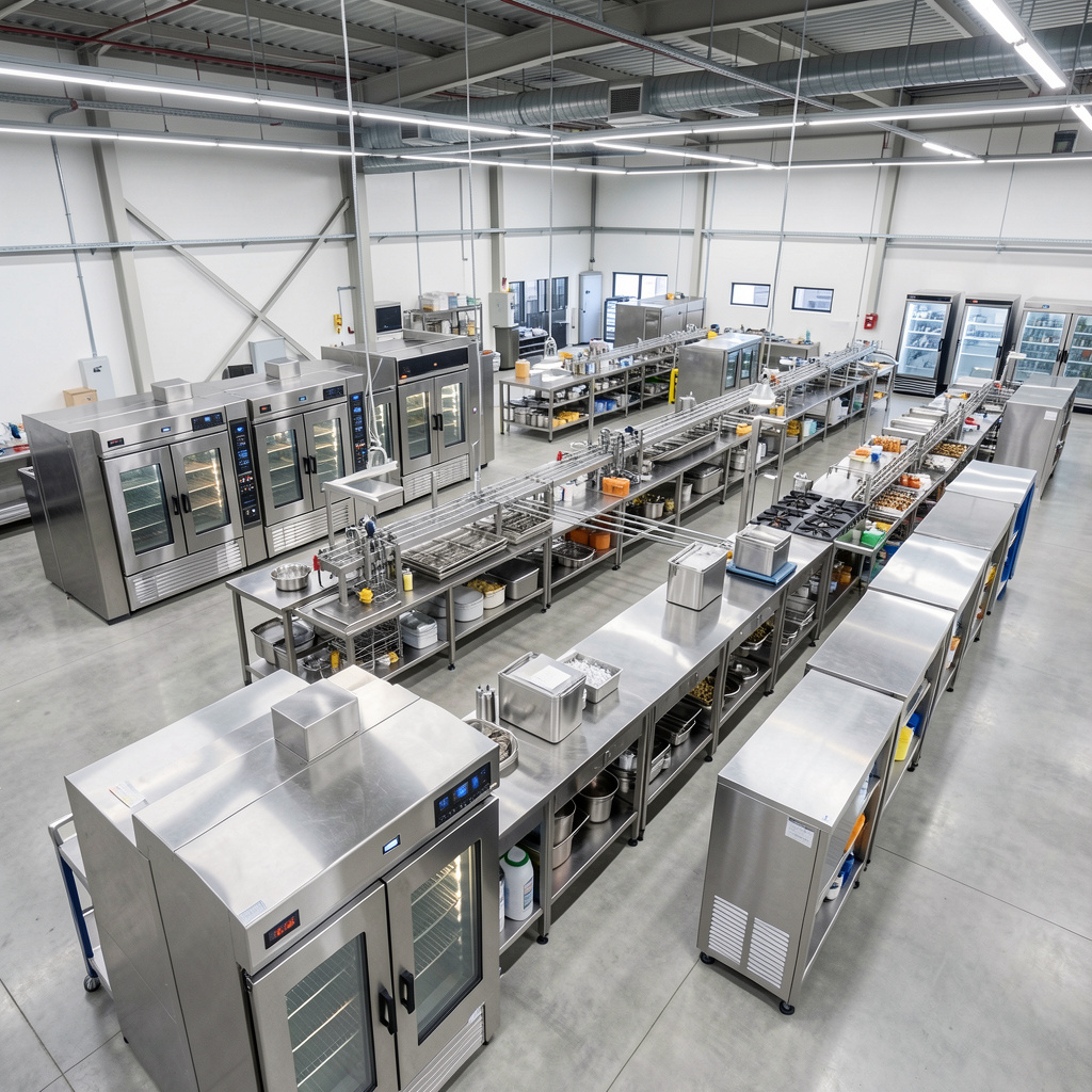 Nancy Equipments Hospitals & Healthcare industrial kitchen setup